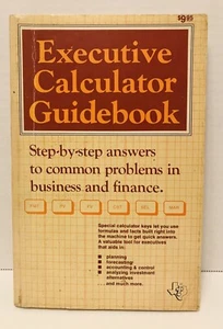 Executive Calculator Guidebook - TI Business Analyst II Financial Calculator - Picture 1 of 3