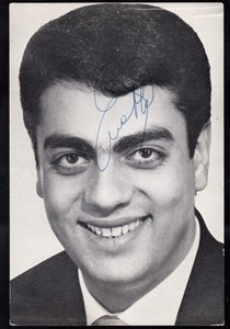 POST CARD ORIGINAL SIGNATURE ENRICO MACIAS 