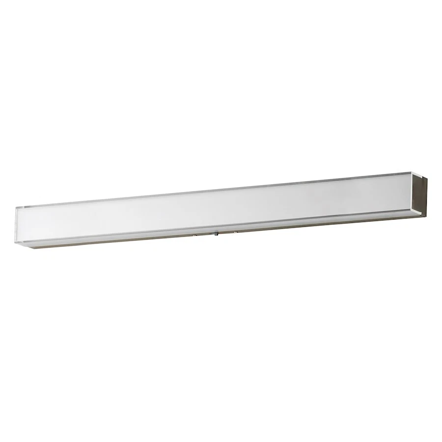 Maxim Lighting Edge 1Lt 30" LED Wall Sconce, Nickel/Clear/Frosted - 59004CLFTSN - Image 1 of 1