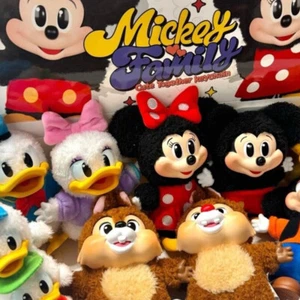 POP MART Disney Mickey and Friends Vinyl Face Confirmed Keyring Plush Doll #Best - Picture 1 of 3