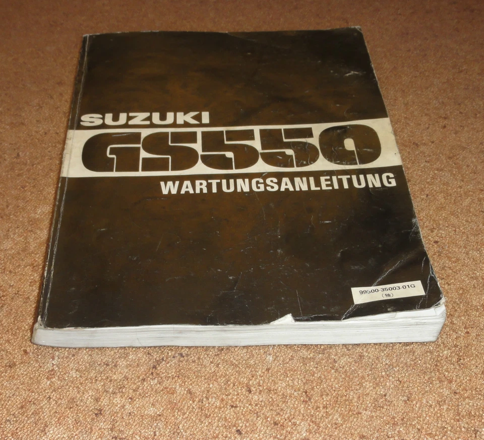 Manual de Instrucciones Suzuki GS 500 Stand 12/1986 - Imagen 1 de 1