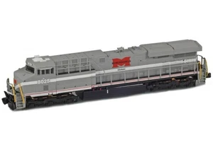 AZL 62411-1 GE ES44AC NS-HERITAGE MONONGAHELA RAILWAY 8025 LOC Z Scale Z Gauge - Picture 1 of 10
