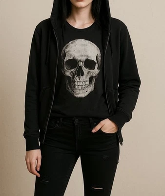 Pantalones de mezclilla ajustados Level 99 negros tiro bajo para mujer 27 | Distressed Goth Grunge Moto Foto 1 de 4