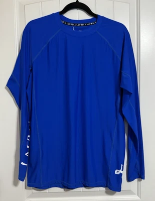 Camisa Lafroi Burst Rash Guard Hombres XL Azul Brillante Máximo Rendimiento Compresión Foto 1 de 4