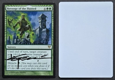 SIGNED MtG Magic Avacyn Restored Moeller Artist Proof _ REVENGE OF THE HUNTED - Image 1 of 2