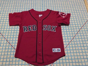MLB Majestic Boston Red Sox Curt Schilling #38 Red Jersey Youth Size S (8)~7 - Picture 1 of 10