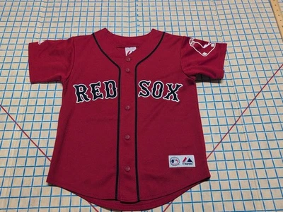 MLB Majestic Boston Red Sox Curt Schilling #38 Camiseta Roja Juvenil Talla S (8)~7 Foto 1 de 4