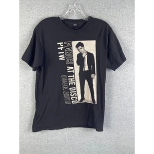 Panic At The Disco T Shirt Men's Size M Black PFIW Tour 2018 Concert Band - Picture 1 of 6