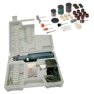 Demo - Cordless Dremel Mini Rotary Hobby Drill Tool With Case + Accessories - Picture 1 of 11