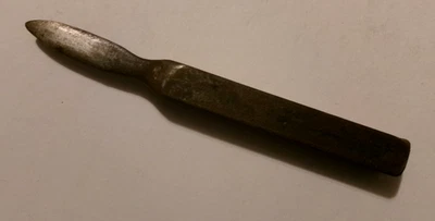 Vintage 8" SOLID STEEL OYSTER SHUCKING / CLAM KNIFE - Image 1 of 3