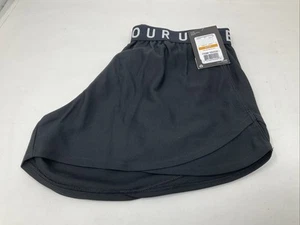 Under Armour Women's Play Up Shorts 3.0 Black Small - Picture 1 of 2