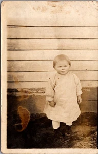 TODDLER by House MISSOURI? RPPC c1916 Postcard - Picture 1 of 2