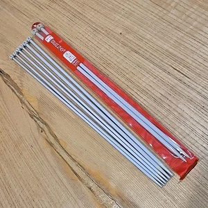 Set of 4 Bernat Aero Knitting Needles 14" Sizes 4, 5, 8, & 9 Vintage - Picture 1 of 5