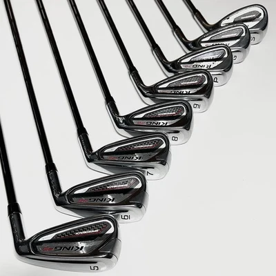 Cobra King F9 铁杆套装 5-9、PW、GW、SW 右握硬质钢杆身 — 第 1/4 张图片