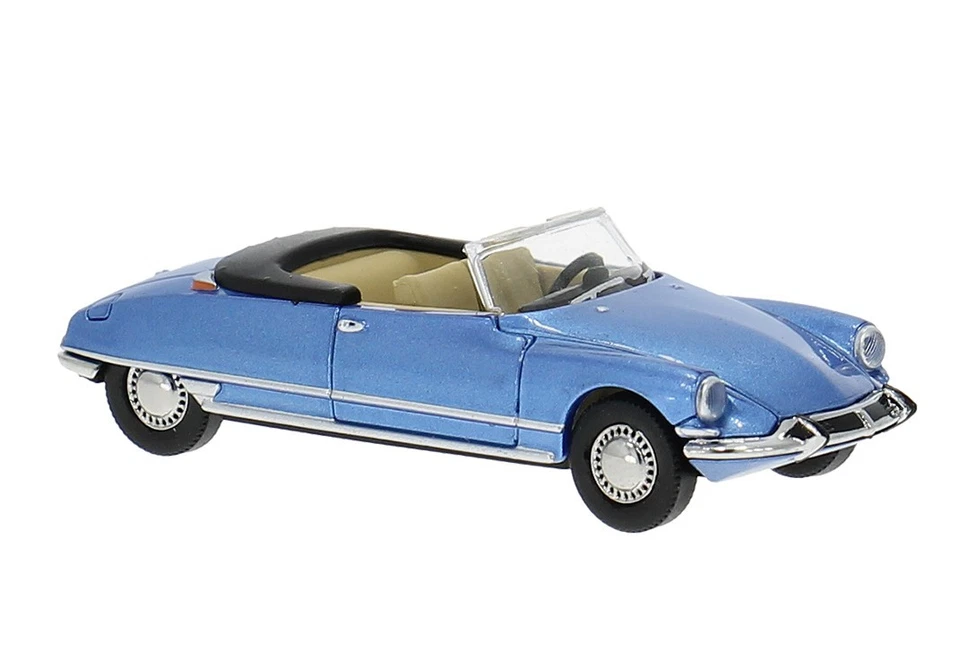 Brekina 14235 Citroen DS Cabrio, Blu, 1963, H0, Nuovo 2025 - Immagine 1 di 1