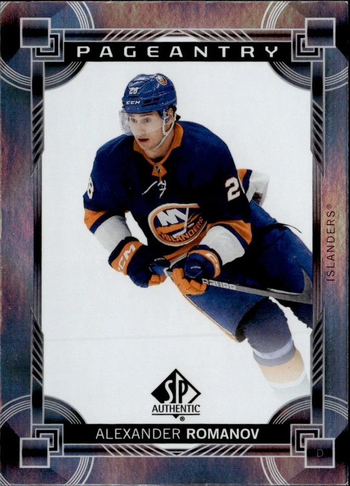 2023-24 Sp Authentic - Pageantry Alexander Romanov #P-7 Buy 3 Get 1 Free - Image 1 of 2