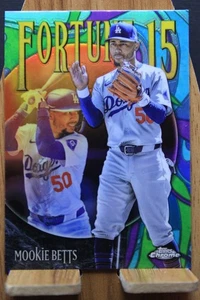2025 Topps Chrome Mookie Betts 'Fortune 15' - Bild 1 von 2