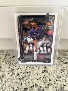 Topps Series 2 2025 MLB Angel Chivilli RC #370 - Bild 1 von 2