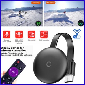 Pour Chromecast Google sans fil HDMI-compatible HD écran multimédia streaming vidéo