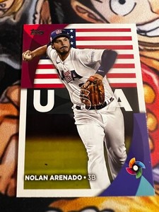 2023 Topps Series 2 Nolan Arenado World Baseball Classic #WBC-4 Team USA