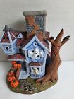 PartyLite Ghostly Tealight House P7862 Halloween Haunted House 