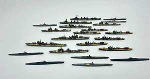 GHQ 22x 1:2400 Scale Japanese WWII Destroyers & Submarines *Well Painted* - Picture 1 of 4