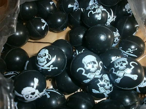 Piraten Flummi - Seeräuber 20 - 1000 Stück Springball 27 mm Mitgebsel Geburtstag - Bild 1 von 2