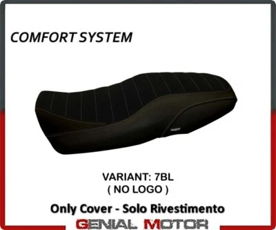 Puerto Rico 5 Comfort saddle cover black (BL)T.I.YAMAHA XSR 900 2016>2020 - Image 1 of 2