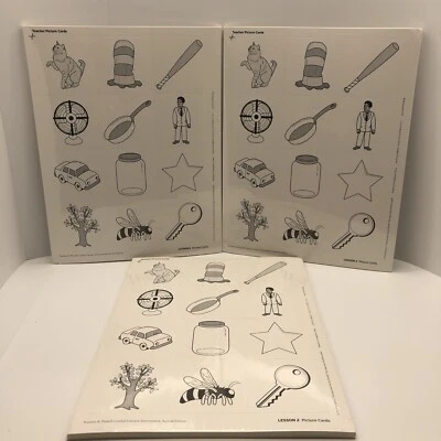 Homeschool teaching material classroom teacher picture cards & alphabet sheets - Image 1 of 4