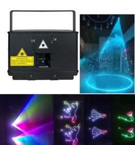 5W 15K RGB Laserlicht ILDA Disco Bühnenlicht DMX Projektor Vollfarb Bühnenshow - Bild 1 von 17