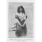 Miss Daisy Wood en bois de Cendrillon au théâtre du pavillon - imprimé antique 1897