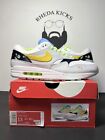 Nike Air Max 1 "Daisy" White/Grey/Black/Yellow CW6031-100 Mens Size 13 Preowned