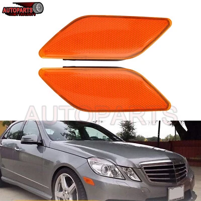 前侧标记灯 LH 和右手适用于梅赛德斯奔驰 E300 350 400 500 63 2128200021 — 第 1/4 张图片