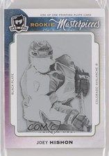 2014 Ice The Cup Masterpieces Printing Plate Black 1/1 Joey Hishon Rookie RC 0c3