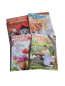  Lot (4) Better Homes And Gardens Magazines - Bild 1 von 3