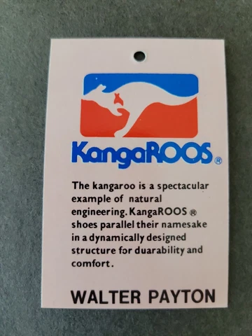WALTER PAYTON SHOE TAG KANGAROOS Cover