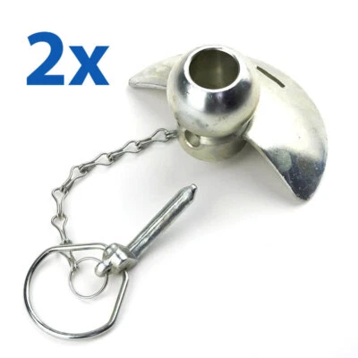 2 x Traktor Fangkugel mit Schale Kugelfangschale Unterlenkerkugel Kat. II - Bild 1 von 4