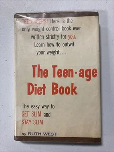 Vintage The Teenage Diet Book by Ruth West (HCDJ, 1969) - Imagen 1 de 10