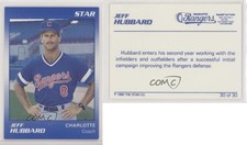 1990 Star Charlotte Rangers Jeff Hubbard #30