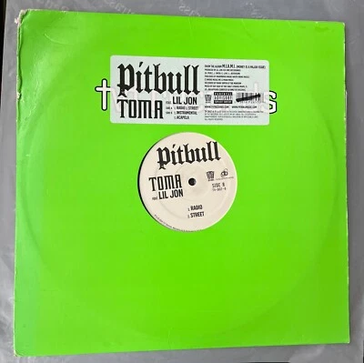 Pitbul- "Toma"-Feat. Lil' Jon, 2004 TVT, 12 inch Vinyl Single Foto 1 de 4