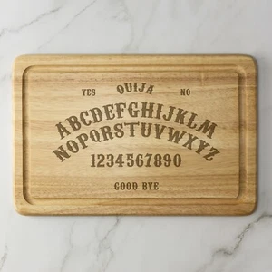 Engraved Wooden Chopping Board Ouija Board Cutting Cheese Serving Novelty Gift - Picture 1 of 4