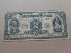 Canada Banknote $2 - 1914 (cbf) - Picture 1 of 3