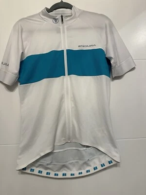 Endura Women’s Cycling White Jersey  FS260 Pro Size Large - Image 1 of 4