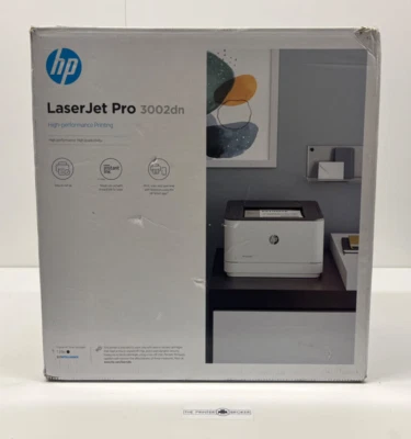 HP LaserJet Pro 3002dn A4 Mono Laser Printer 3G651F - Image 1 of 4