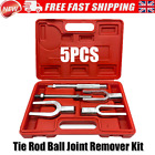 5pcs Tie Rod Ball Joint Remover Kit Pitman Arm Splitter Separator Fork Splitter
