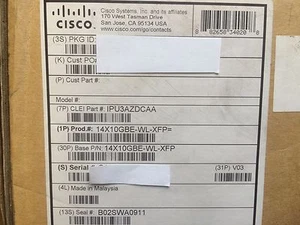 Cisco 14X10GBE-WL-XFP CRS-3 14-port 10GbE LAN/WAN-PHY Interface Module - NEW - Picture 1 of 7