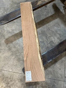 Red Oak Slab #2518, live edge, unfinished, free shipping - Picture 1 of 4