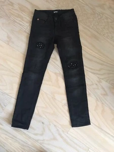 Hudson Kid’s Girl’s Jeans, Size 7, Black - Picture 1 of 9