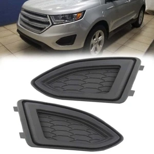 2PCS Front Bumper Grille Fog Light Cover Trim For Ford Edge 2015 2016 2017 2018 - Bild 1 von 8