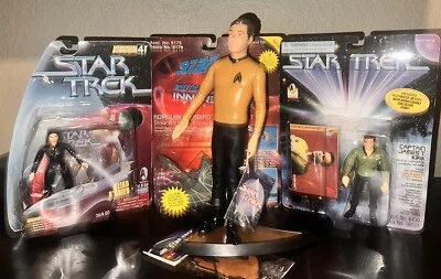 Vintage Star Trek Lot Playmates Skybox Next Gen Action Figures Nice Lot - Image 1 of 4